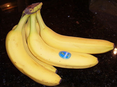 Bananas on countertop