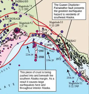Alaska earthquakes