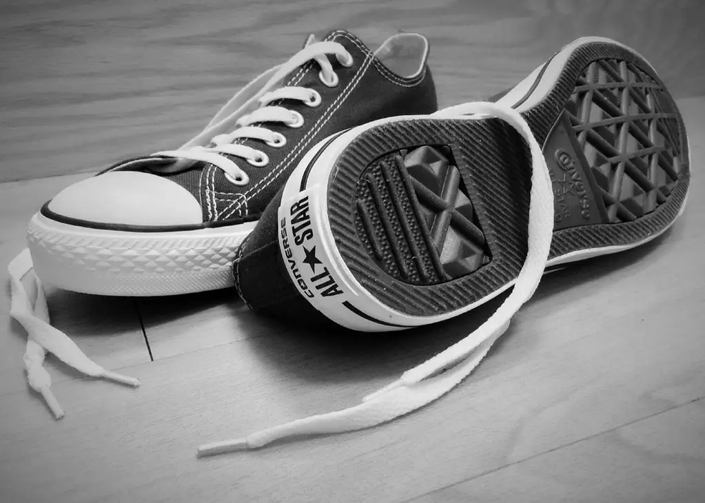 A pair of Converse All-Star sneakers