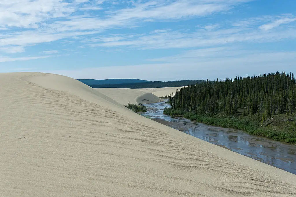 sand dunes occupy Kobuk Valley National Park in Northern Alaska