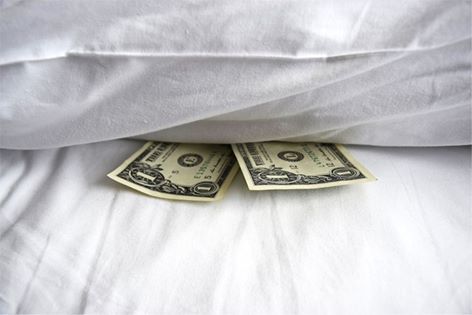 money under pillow