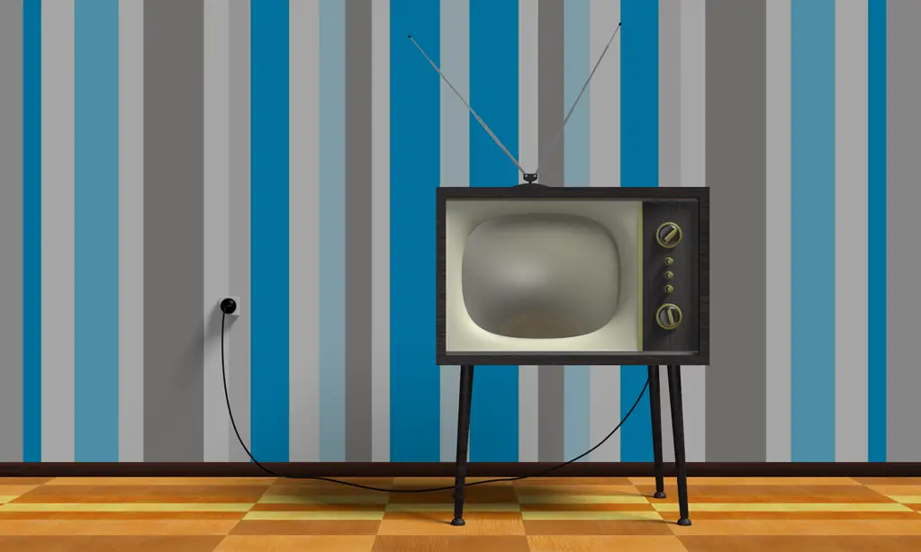 old television set picture