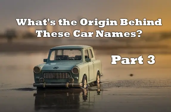 car names part 3