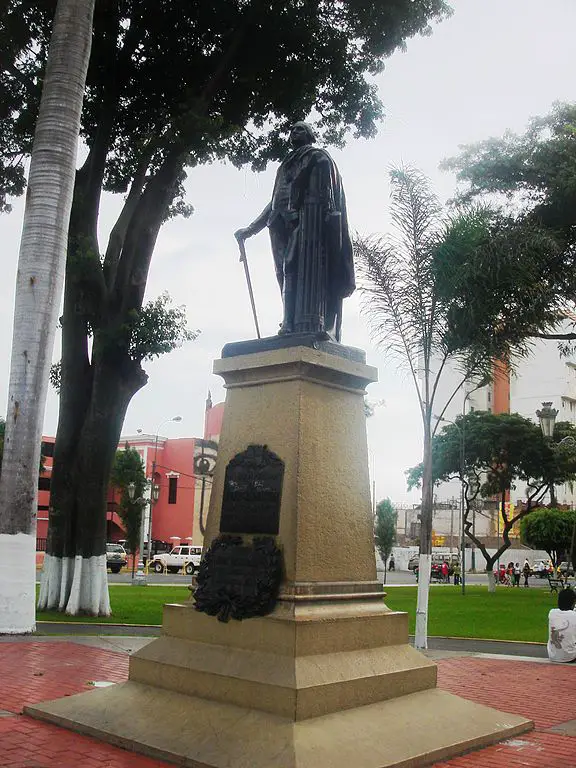Statue of George Washington in Lima, Peru.