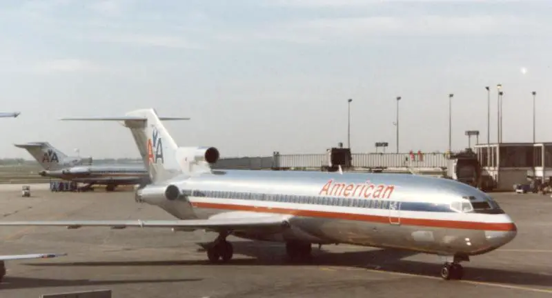 An early picture of the Boeing 727 that later disappeared without a trace