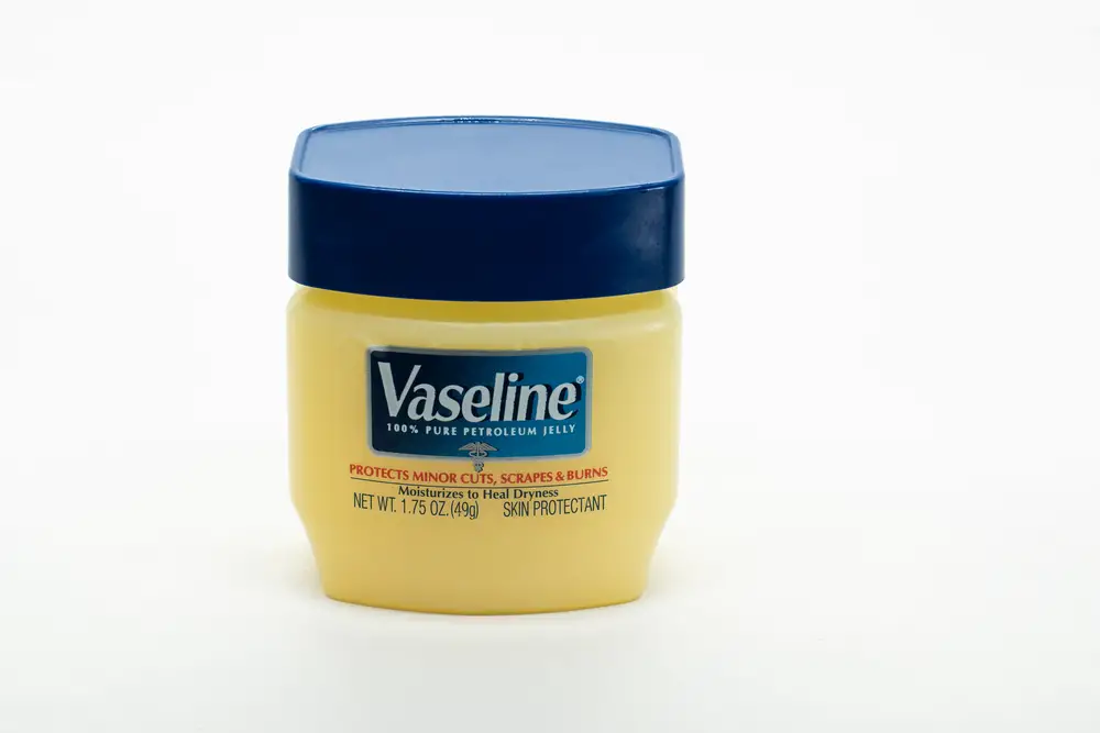 Bottle of Vaseline petroleum jelly