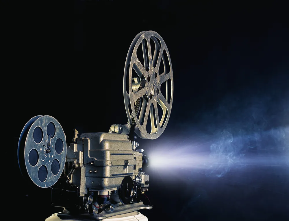 A movie projector